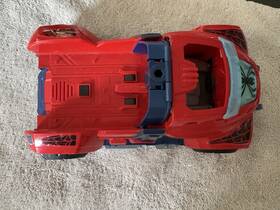 Hasbro 09090 Spider-man Vehicle Playset Red Blue Black 2009 Triple Battle Truck