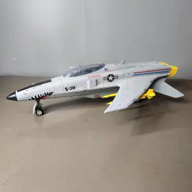 102362 Hasbro Vintage 1986 Gi Joe X-30 Conquest Fighter Jet Vehicle Complete Usa Toy