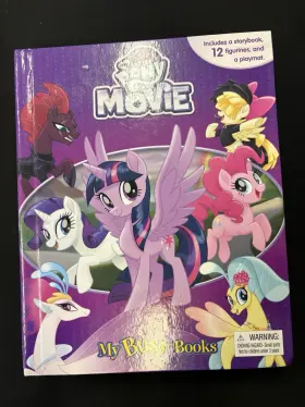107-062 Hasbro My Little Pony The Movie Busy Books Playset Storybook 12 Figurines