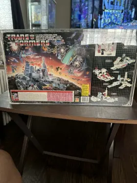 20231376 Hasbro Transformers Metroplex Battle Station Playset 1986 Afa Graded 80