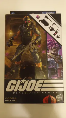 32091 Hasbro G.i. Joe Cobra Mole Rat Classified Action Figure Playset With Accessories