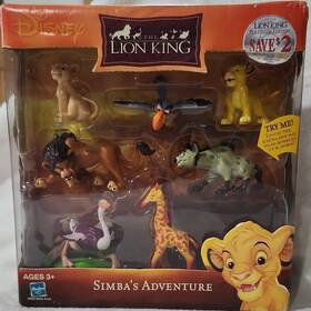 Hasbro 40554/40553 The Lion King Simbas Adventure Playset 2002 Young Nala Zazu Scar Hyena