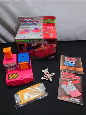 5509 Hasbro 5534/5509 G1 Transformers Micromaster Battle Station Hot House 1988 With Box