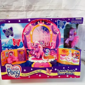 60163 Hasbro My Little Pony Twinkle Twirls Dance Studio Friendship Ball New Sealed Box 2003