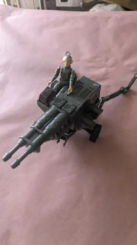 60512 Hasbro Vintage Gi Joe Hal Heavy Artillery Laser 1982 With Grand Slam Manual Thumb Broken