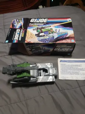 6288 Hasbro G.i. Joe Pulverizer Battle Force 2000 Playset Vintage Boxed Blueprints