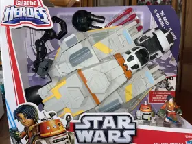 Hasbro 630509417414 Star Wars Rebels Galactic Heroes The Ghost Vehicle Figure Playset - Nib