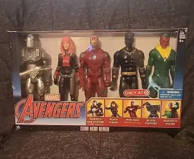 Hasbro 630509443383 Marvel Avenger Titan Hero Action Figure Set 5 Pack Panther Vision War Machine