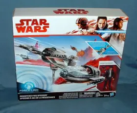 Hasbro 630509522255 Star Wars Force Link Resistance Ski Speeder With Poe - 2017 New In Sealed Box