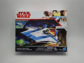 Hasbro 630509608218 2017 Star Wars Force Link 2.0 Resistance A-wing Fighter With Tallie Pilot Niob