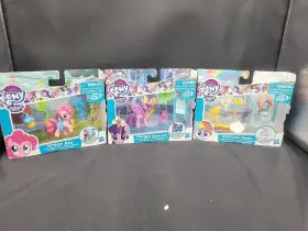 Hasbro 630509610174 3 Nib My Little Pony Figurines With Accessories Hasboro Friendship Is Magic