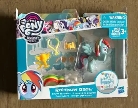 Hasbro 630509749904 My Little Pony Rainbow Dash Loves To Race Mini Figure 2 Inch