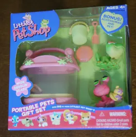 Hasbro 653569181088 Littlest Pet Shop Gift Set Frog 50 And Hermit Crab 62 Opened Box 2006