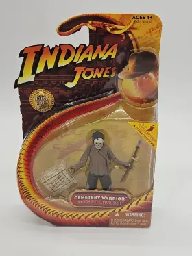 Hasbro 653569307709 Cemetery Warrior Indiana Jones Action Figure Kindom Crystal Skull Hidden Relic