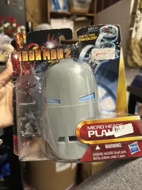 Hasbro 653569455158 Marvel Iron Man 2 Movie Series Micro Heads Playset - Monger New