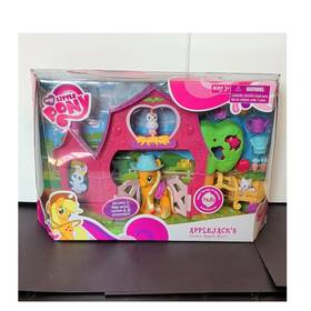 Hasbro 7077290000 My Little Pony Applejack Sweet Apple Barn Playset With And Wagon 3