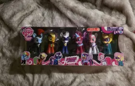 7511140001 Hasbro My Little Pony Friendship Is Magic Power Ponies Exclusive Figure 6-pack New