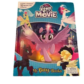Hasbro 782764334928 My Little Pony Busy Books Includes A Storybook 12 Figurines And Playmat