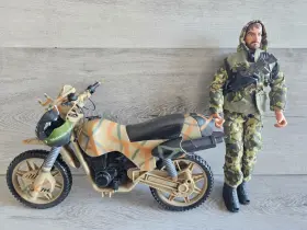 81753 Hasbro Gi Joe Army Rangers Collection Attack Cycle Accessories And Lanard Action Figure