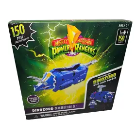 Hasbro 840356105284 Power Rangers 150pc Construction Set Triceratops Dinozord Blue Ranger New