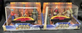 84980 Hasbro 84711/84997 84980/84997 Star Wars Geonosian War Chamber Sets 1 2 Count Dooku - 6 Figures 2003 New