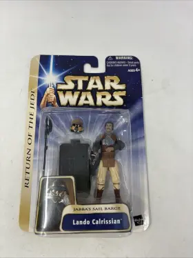 84715 Hasbro 84743/84715 New Lando Calrissian Jabba S Sail Barge Star Wars Return Of The Jedi 2004