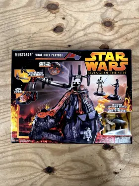 85243 Hasbro Star Wars Revenge Of The Sith Mustafar Final Duel Playset Sealed