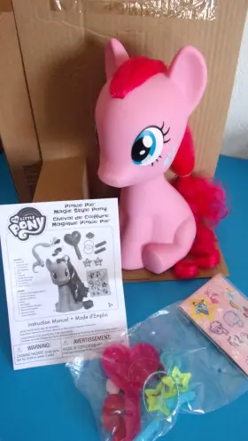 Hasbro 886144721373 New In Box - My Little Pony Inch Pinkie Pie Magic Styling With Accessories