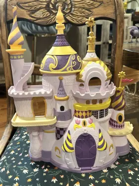 A-3558a Hasbro My Little Pony Castle Playset White Purple Yellow Plastic 2016