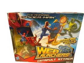 98761 Hasbro A0196/98761 New Rare 2012 The Amazing Spider-man Web Launchers Catapult Attack