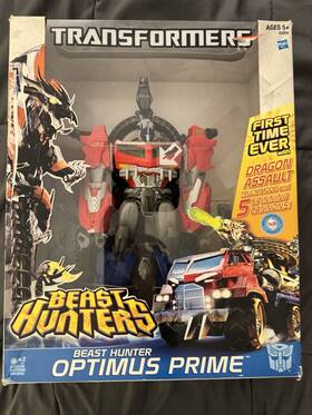Hasbro A3356 Transformers Beast Hunters Optimus Prime Playset Action Figure