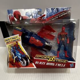 Hasbro A5701 Spider-man Blaze Wing Cycle Playset With Figure Amazing 2
