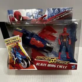 A5701 Hasbro Spider-man Blaze Wing Cycle Playset With Figure Amazing 2