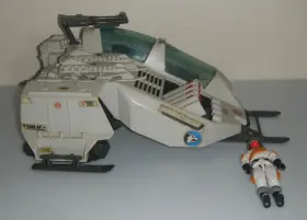 Asst-6039 Hasbro Complete 1987 G.i. Gi Joe Cobra Ice Wolf Vehicle Accessories With Viper Figure