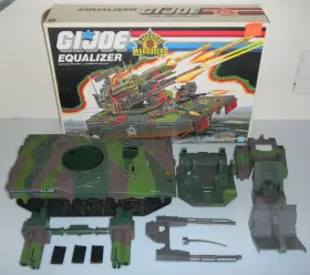 Asst-6719 Hasbro 1989 Vintage G.i. Gi Joe 3.75 Arah Lot Slaughters Marauders Equalizer And Box