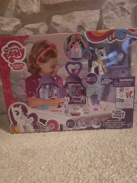 B3596 Hasbro My Little Pony Rarity Cutie Mark Magic Boutique Playset