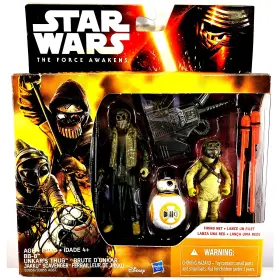 B3956 Hasbro Star Wars The Force Awakens Bb-8 Unkars Thug Jakku Scavenger 3 Figure Pack