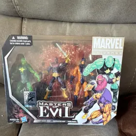 C4016 Hasbro Marvel Masters Of Evil Sdcc 2012 Figure Set Baron Zemo Radioactive Man