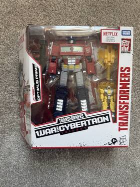 Hasbro F0707 Transformers War For Cybertron Trilogy Optimus Prime Action Figure Set