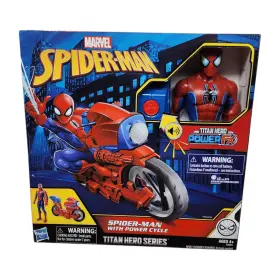 F0769 Hasbro Marvel Spider-man Titan Hero Series Power Fx With Cycle By