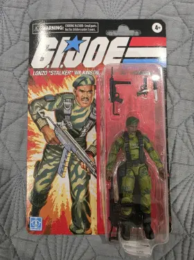 F2357 Hasbro G.i. Joe Lonzo Stalkerft Wilkinson Action Figure With Accessories Boxed