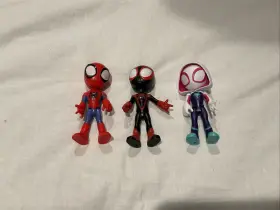 F2938 Hasbro Marvel Spidey And His Amazing Friends Figure 3 Piece Bundle 4-inch Scale Action