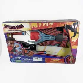 F3734 Hasbro Spider-man Across The Spider-verse Miles Morales Tri-shot Nerf Blaster