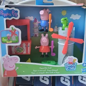 F4392 Hasbro Peppa Pig And George Mini Golf Playset With Figures Accessories