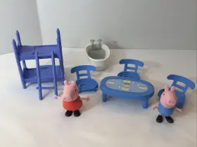 F4797 Hasbro Peppa Pig Wooden Deluxe Playhouse Replacement Furniture And Figures - 2022