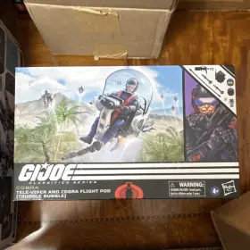 F5637 Hasbro G.i. Joe Classified Tele-viper Cobra Flight Pod Trubble Bubble Playset