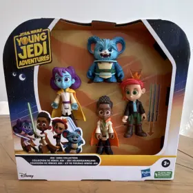 F5949 Hasbro Star Wars Young Jedi Adventures Playset 4 Figures Lys Kai Nash Nubs