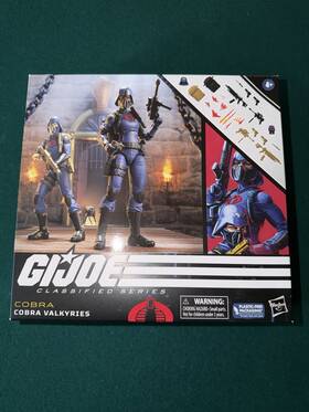 Hasbro F6679 G.i. Joe Classified Series Cobra Valkyrie Officer And Trooper Playset