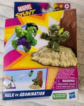 F6969 Hasbro Marvel Hulk Vs Abomination Playset Plastic-free Packaging 5 Pieces