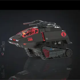F7374-5l00 Hasbro Brand New Gi Joe Cobra Hiss Tank Action Figure And Accessories Black/red